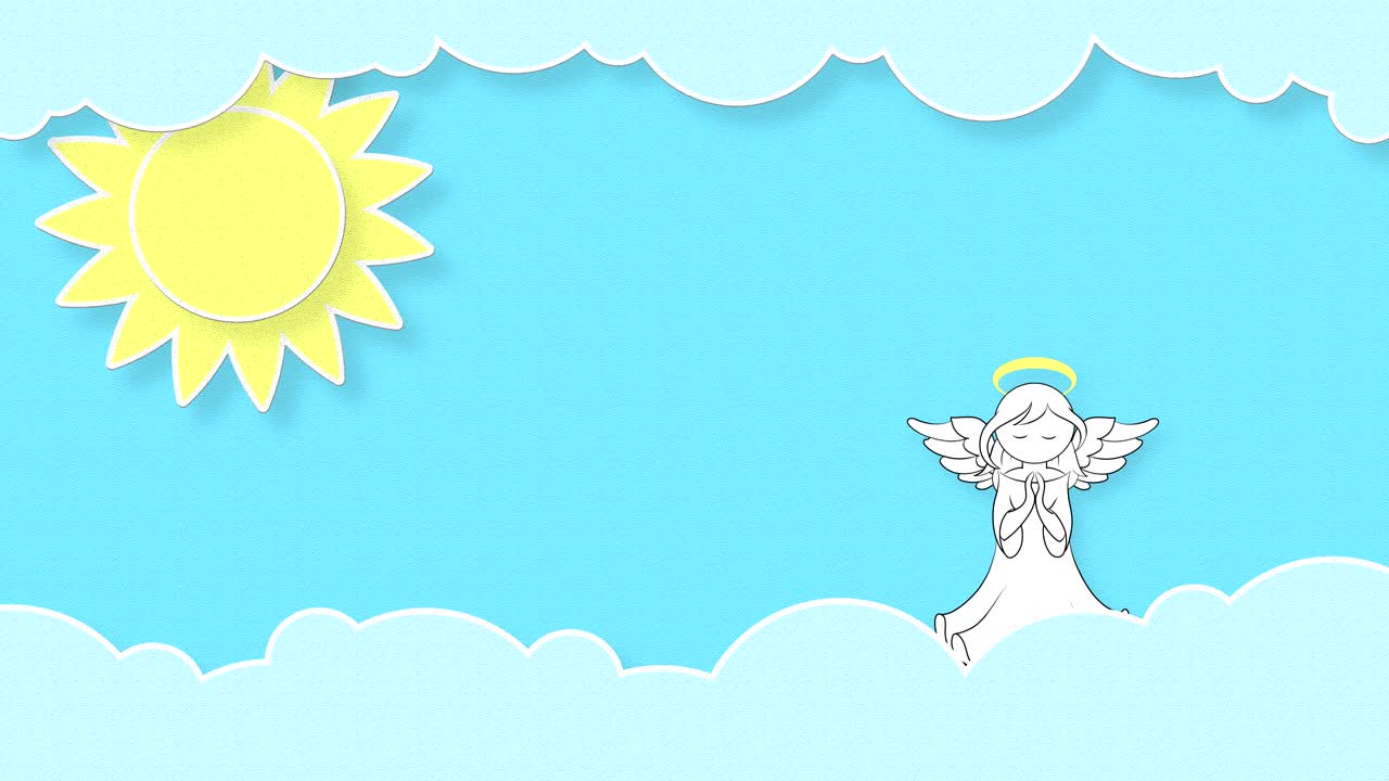 un ángel con alas y un halo en la cabeza