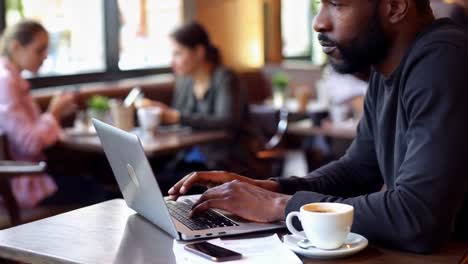 solo productivity. focused work in a cozy cafe.
