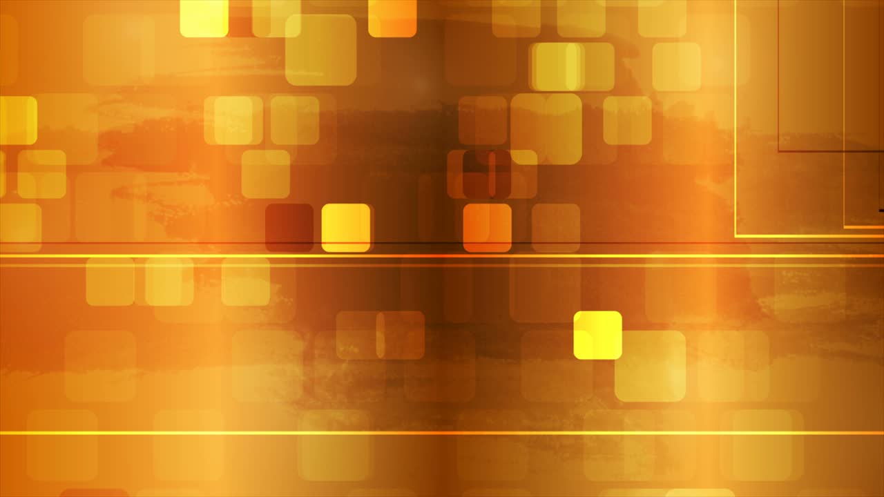 fondo de movimiento geométrico de tecnología abstracta dorado brillante