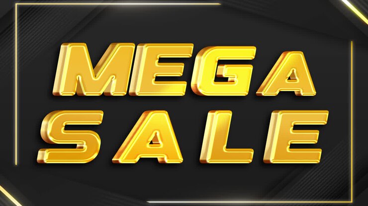 Mega Sale Promotional Banner