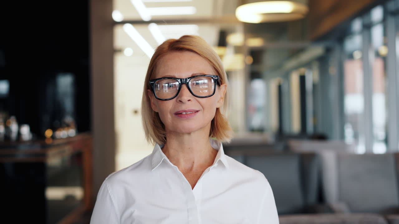 Mature Business Woman Portrait in Office