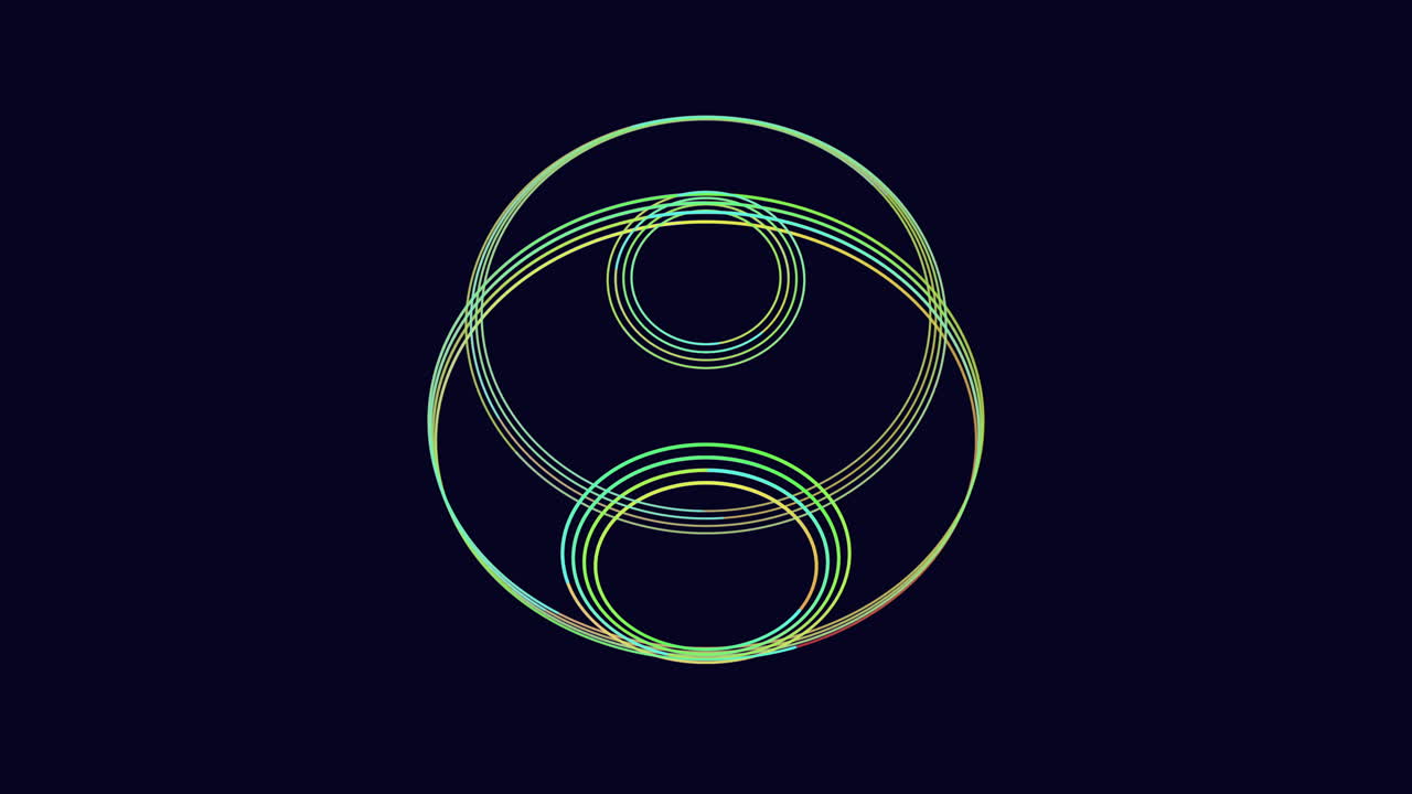 매혹적인 3d 구형의 그리드 패턴