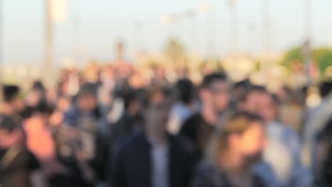 Blurry-Crowd-Walking-Across-Bridge-in-Berlin