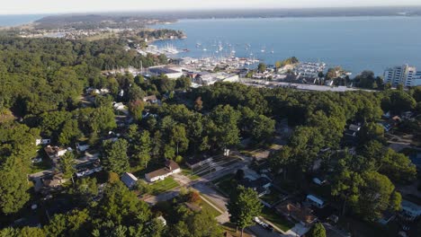 aerial of torreon marina in beachwood