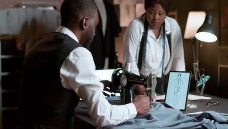 People-working-in-a-tailor-shop