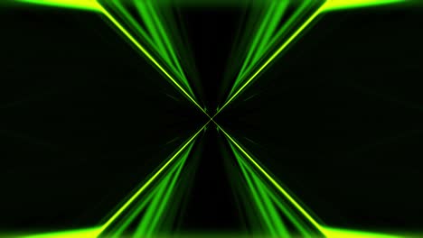 espectáculo de láser. luces verdes abstractas. fondo para la escena musical. bucle vj.