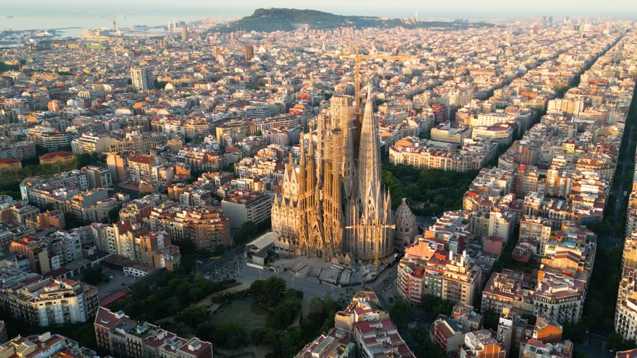 스페인 카탈로니아의 사그라다 파밀리아 대성당 (sagrada familia cathedral)