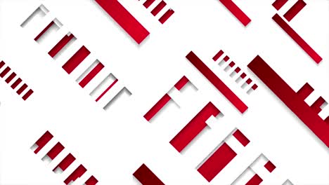 geometric red grey tech abstract video animation