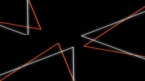 geometric shapes on black background