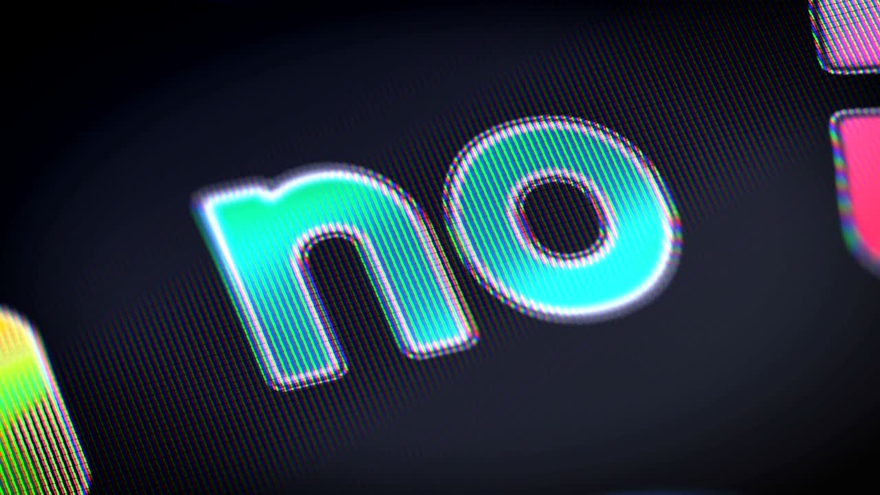 "nein" auf dem bildschirm.