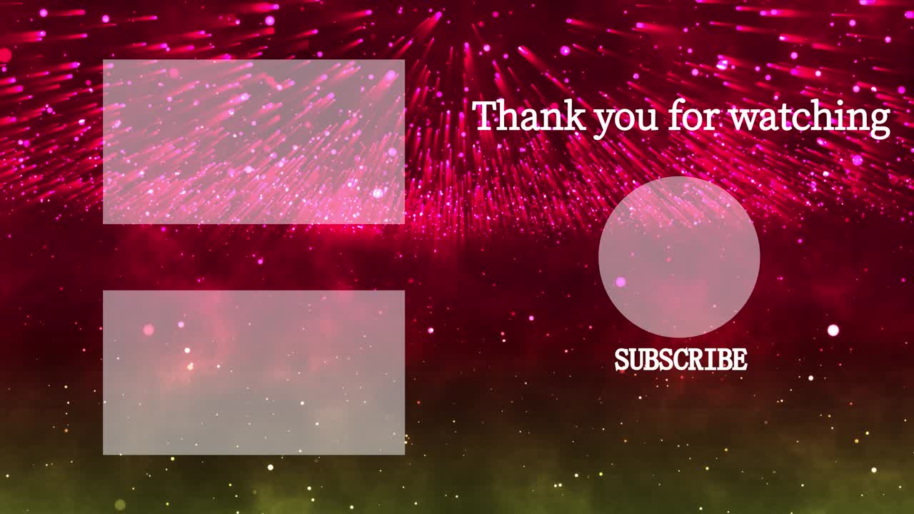 환상적인 라이트 엔드 카드 엔딩 스크린 모션 그래픽