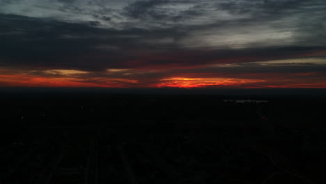 amanecer de fuego en colorado
