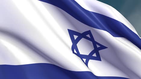 - bandera de israel - 4k - bucle