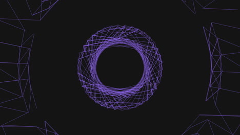 Hypnotisierender-Lila-Kreis-Mit-Kompliziertem-Muster-Auf-Schwarz
