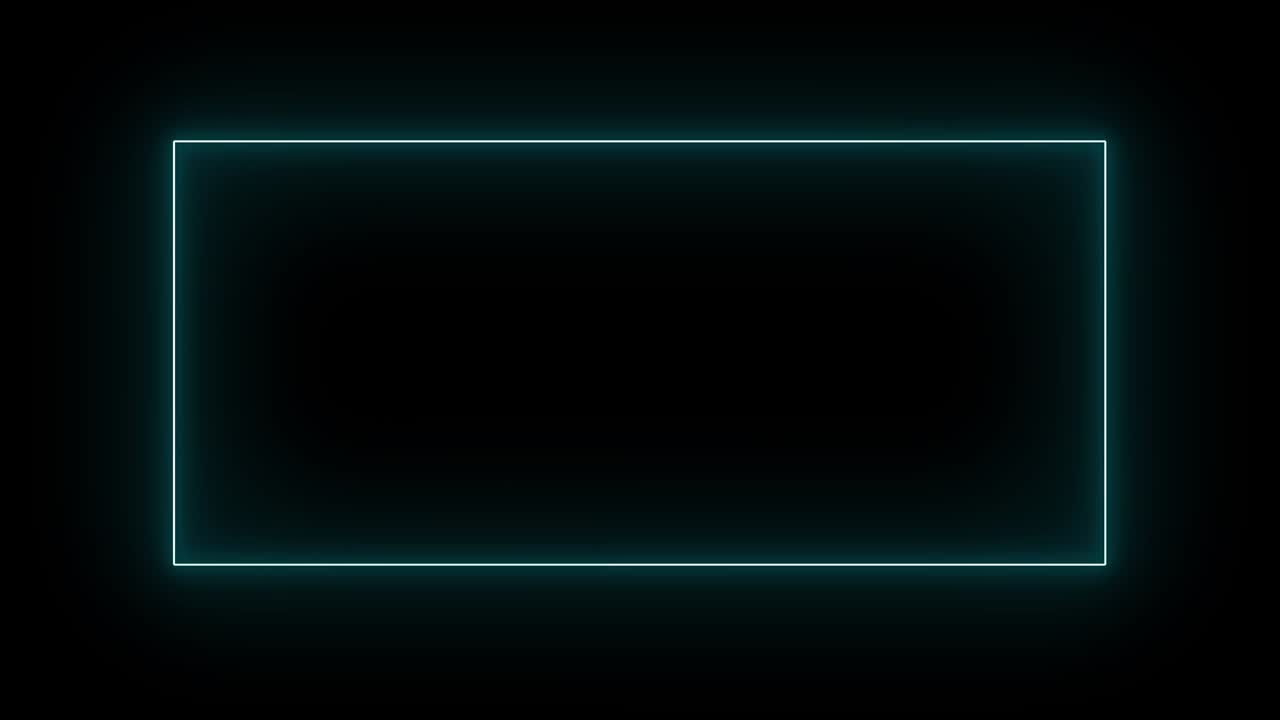 abstracto neón, led cuadrado, borde. renderizado colorido futurista