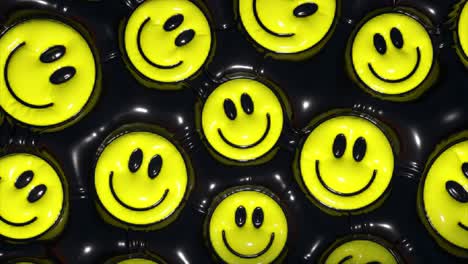 patrón de cara sonriente abstracto