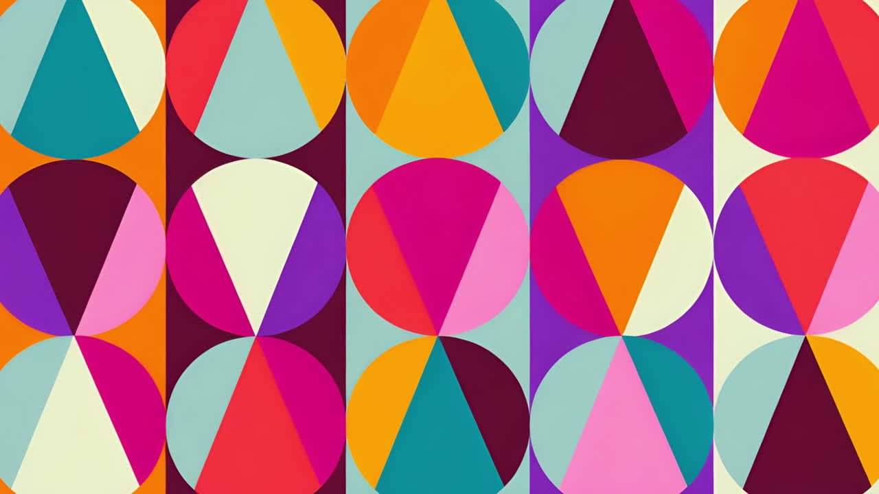 patrón geométrico abstracto vibrante