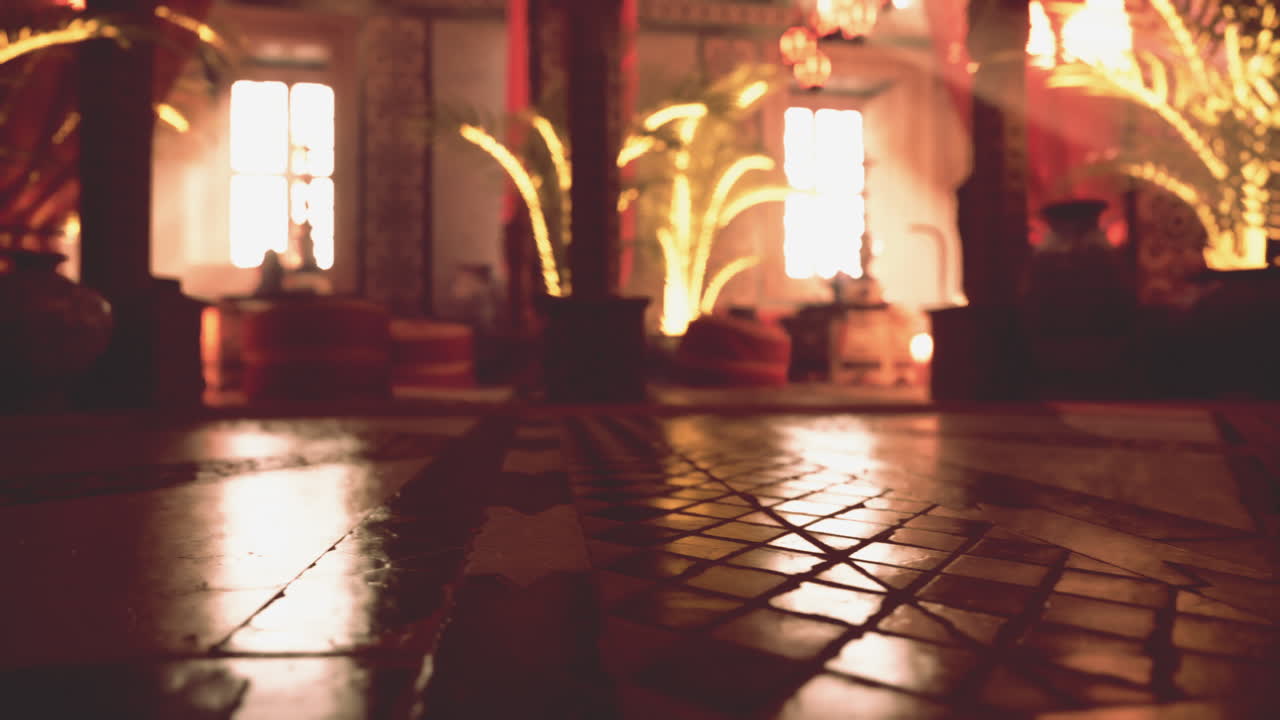 고급스러운 고대 궁전 내부