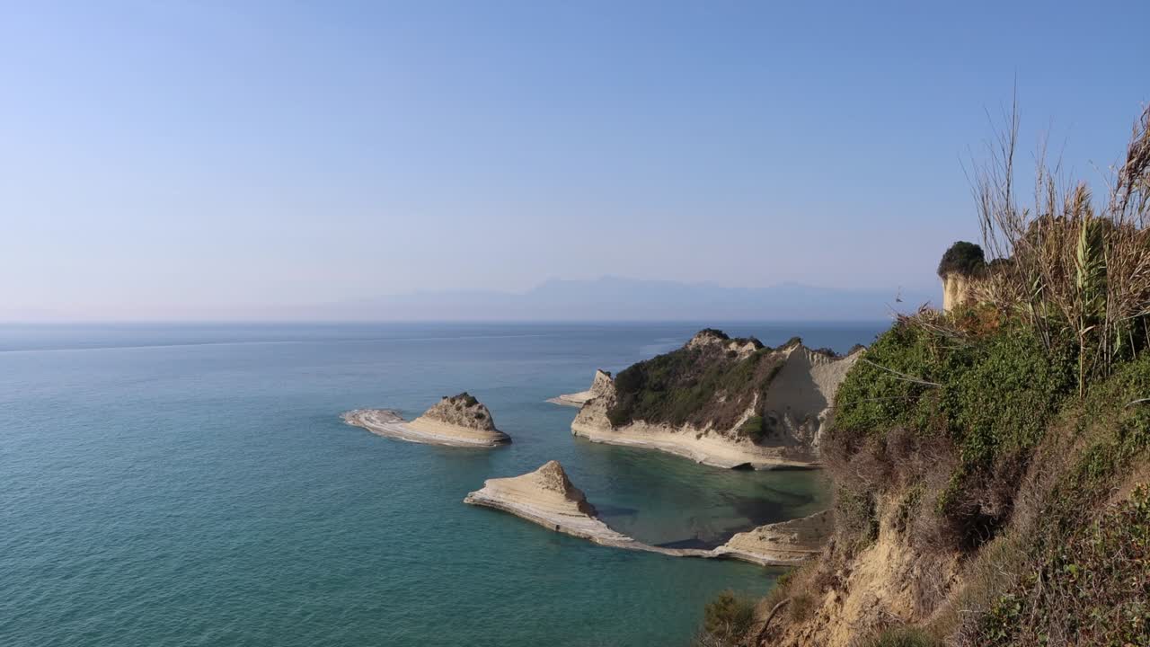 The crystalline blue sea of turquoise blue are moments that the summer gives to life, young people and families, here the freedom in a mountain