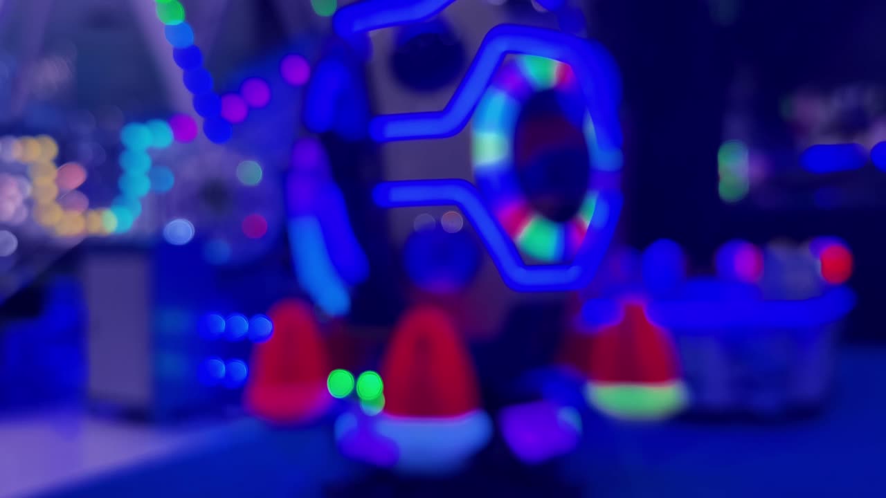 luces borrosas de un club nocturno