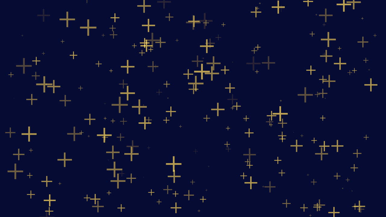 네온 그라데이션으로 무지개 십자가 패턴