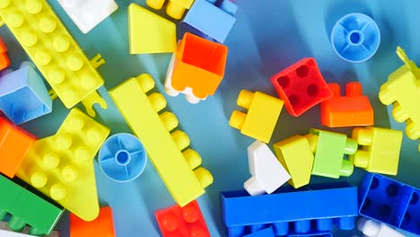 colorful plastic building blocks