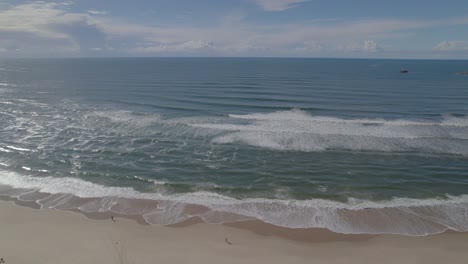 Aerial-shot-of-the-Costa-de-Prata-on-the-Atlantic-coast-of-Portugal-with-sandy-beaches-and-majestic-waves