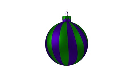 el ornamento de navidad se está volviendo blanco.