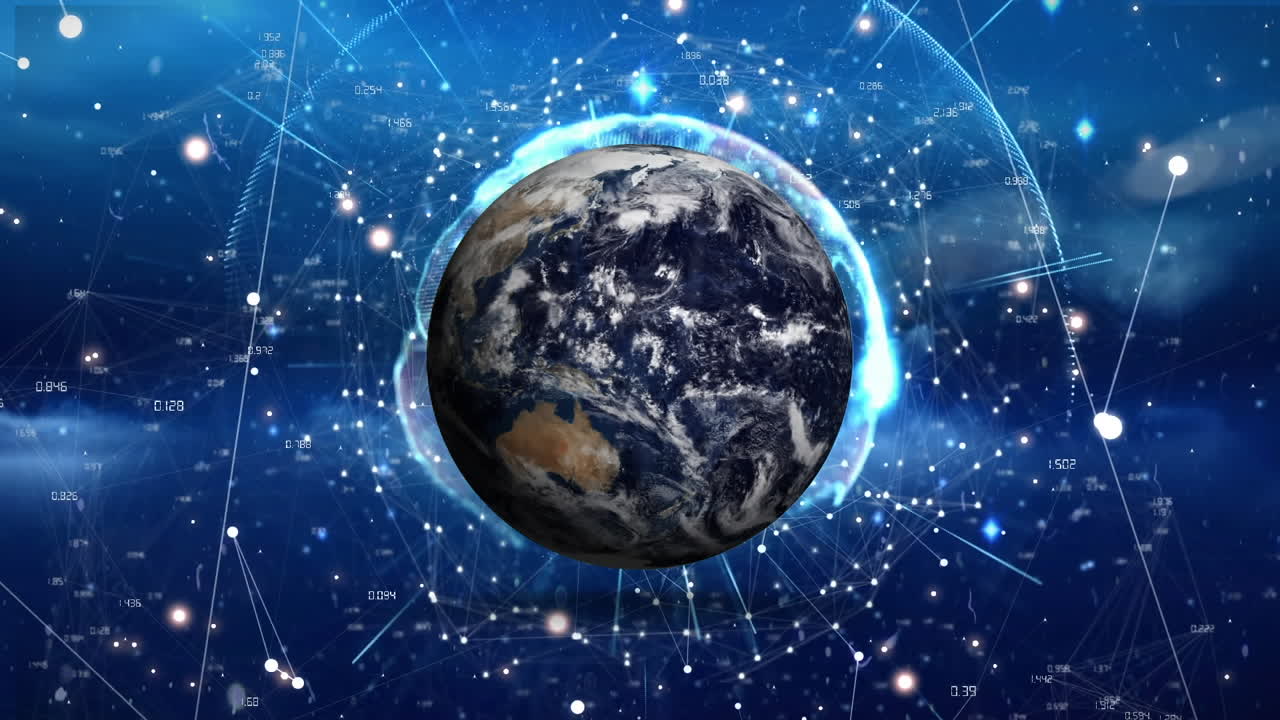 회전하는 지구와 네트워크