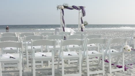 ocean view beach wedding decorations