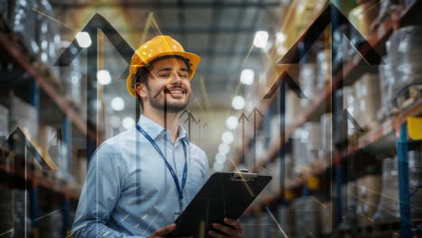warehouse manager overseeing logistics and growth