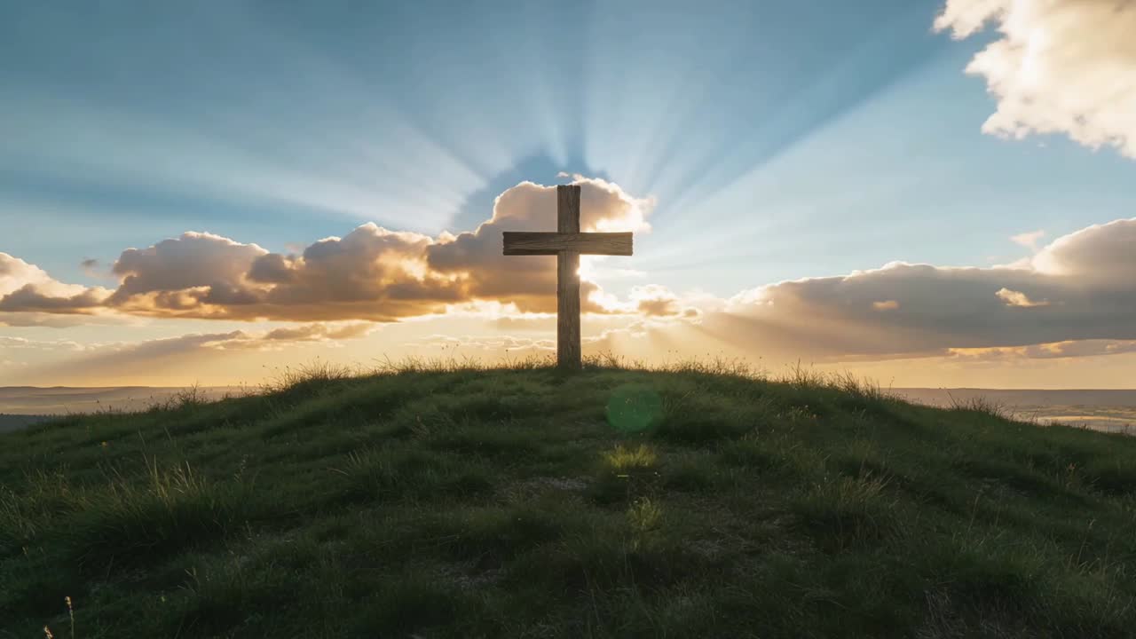 Fondo de Pascua con Cruz