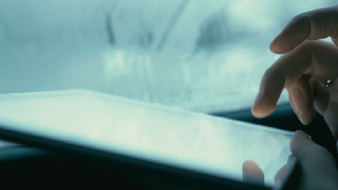 Entertainment with touch pad during travel