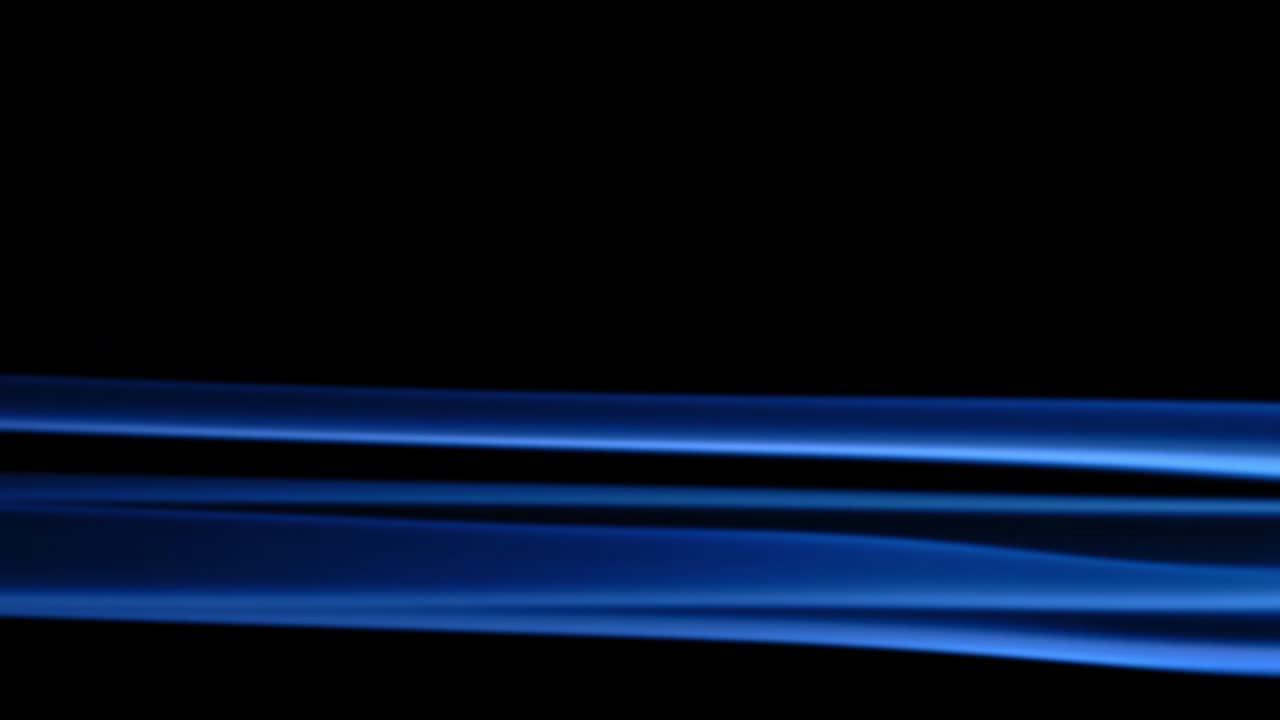 파란색 연기가 수평으로