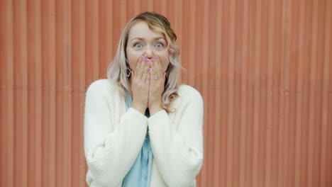 surprised woman