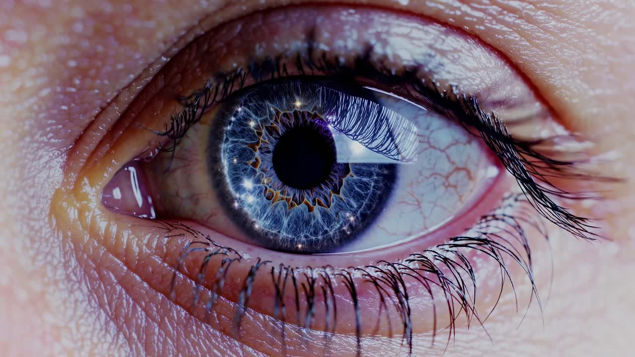 primer plano de un ojo humano