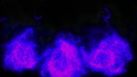 animación de partículas de color de llama gráficos de movimiento