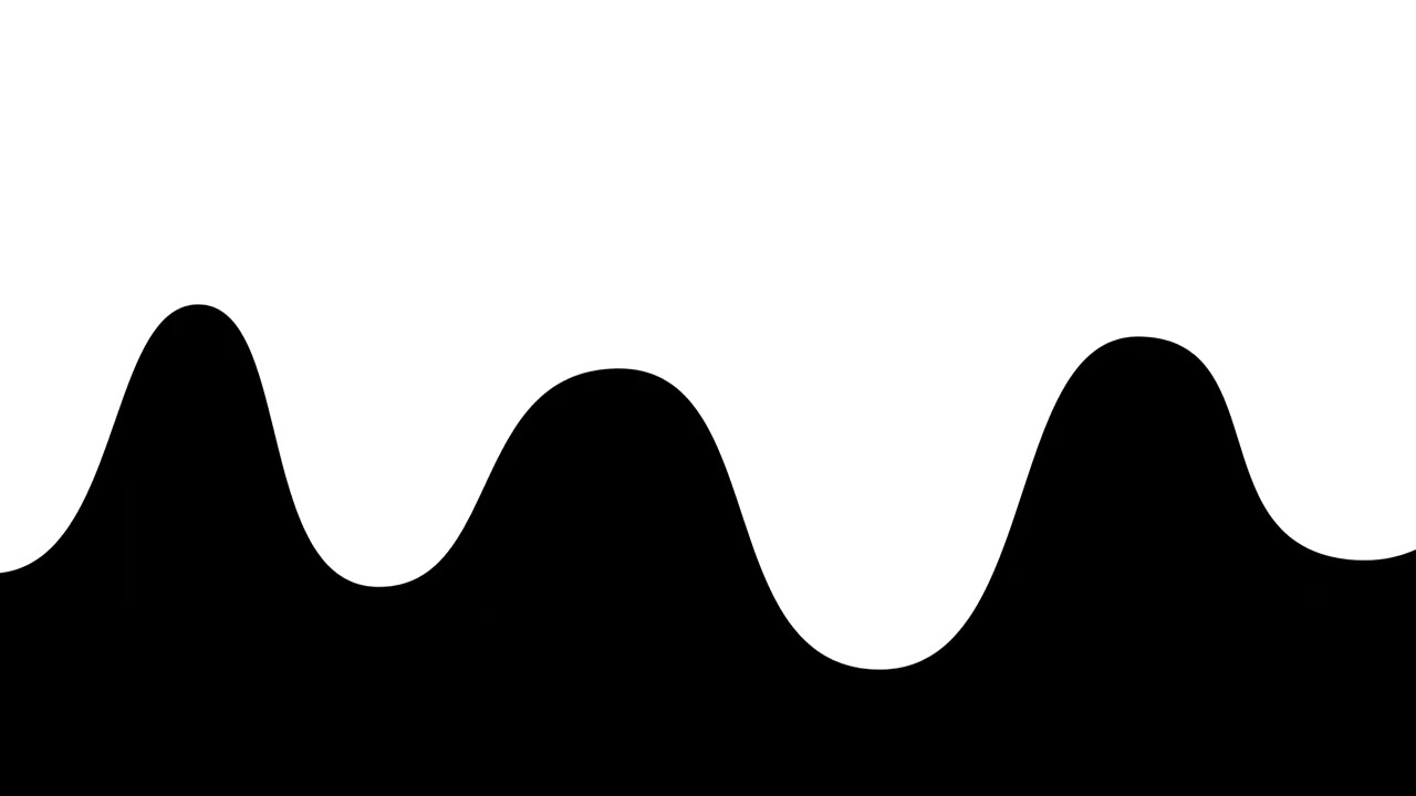 Abstract Black and White Liquid Drip Transition