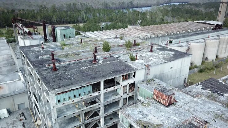 Fabbrica di cemento abbandonata