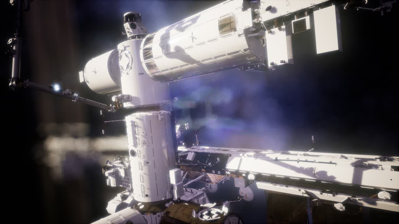 International Space Station in outer space