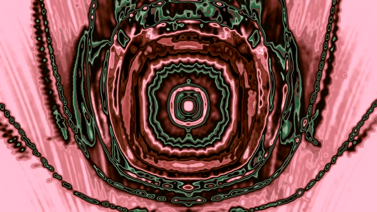 The design features an endless tunnel that loops seamlessly with a flowing motion. The colors and patterns create a visually engaging experience. It can be used as wallpaper or screensaver background