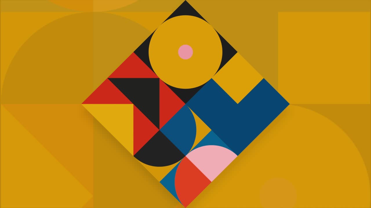 Abstract geometric shapes background