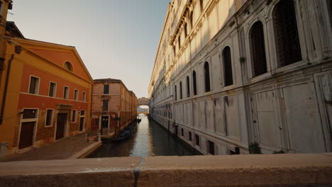 Venetian Canal at Sunrise