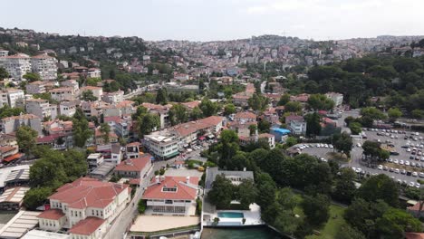 Vista-Aérea-Del-Bósforo-De-Estambul-Cengelkoy-Uskudar