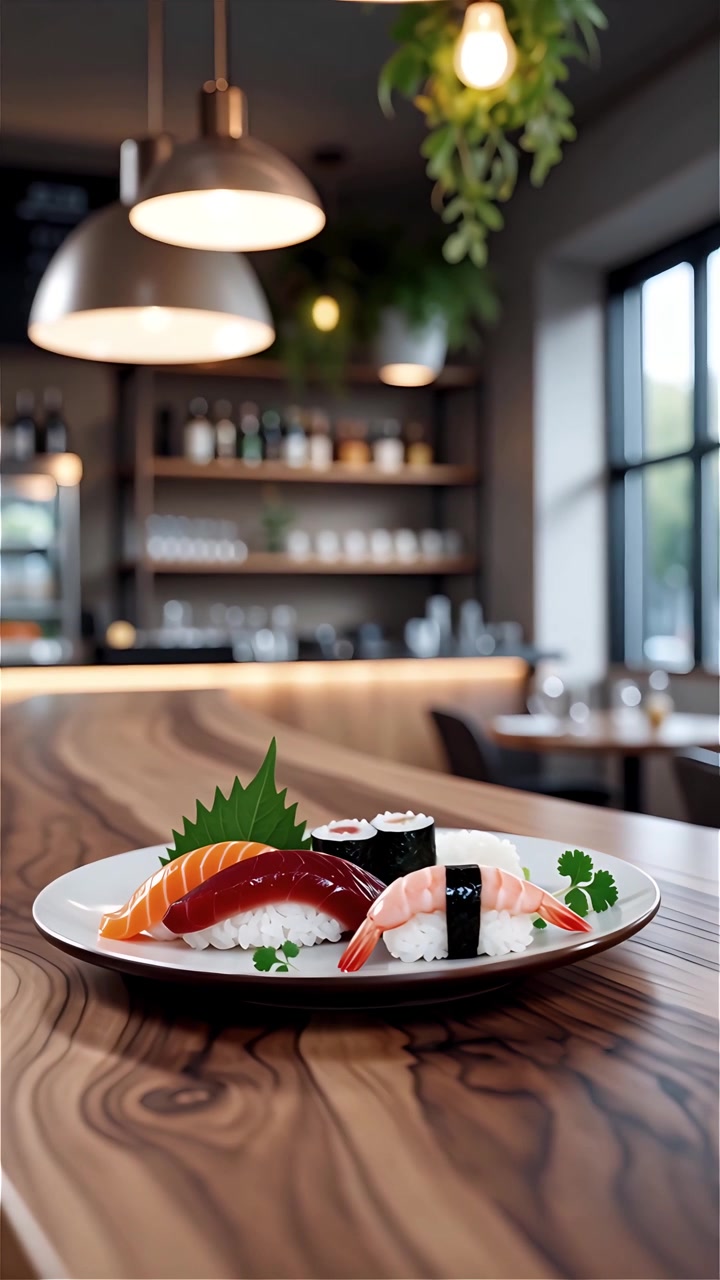 Sushi Cibo Giapponese 4K