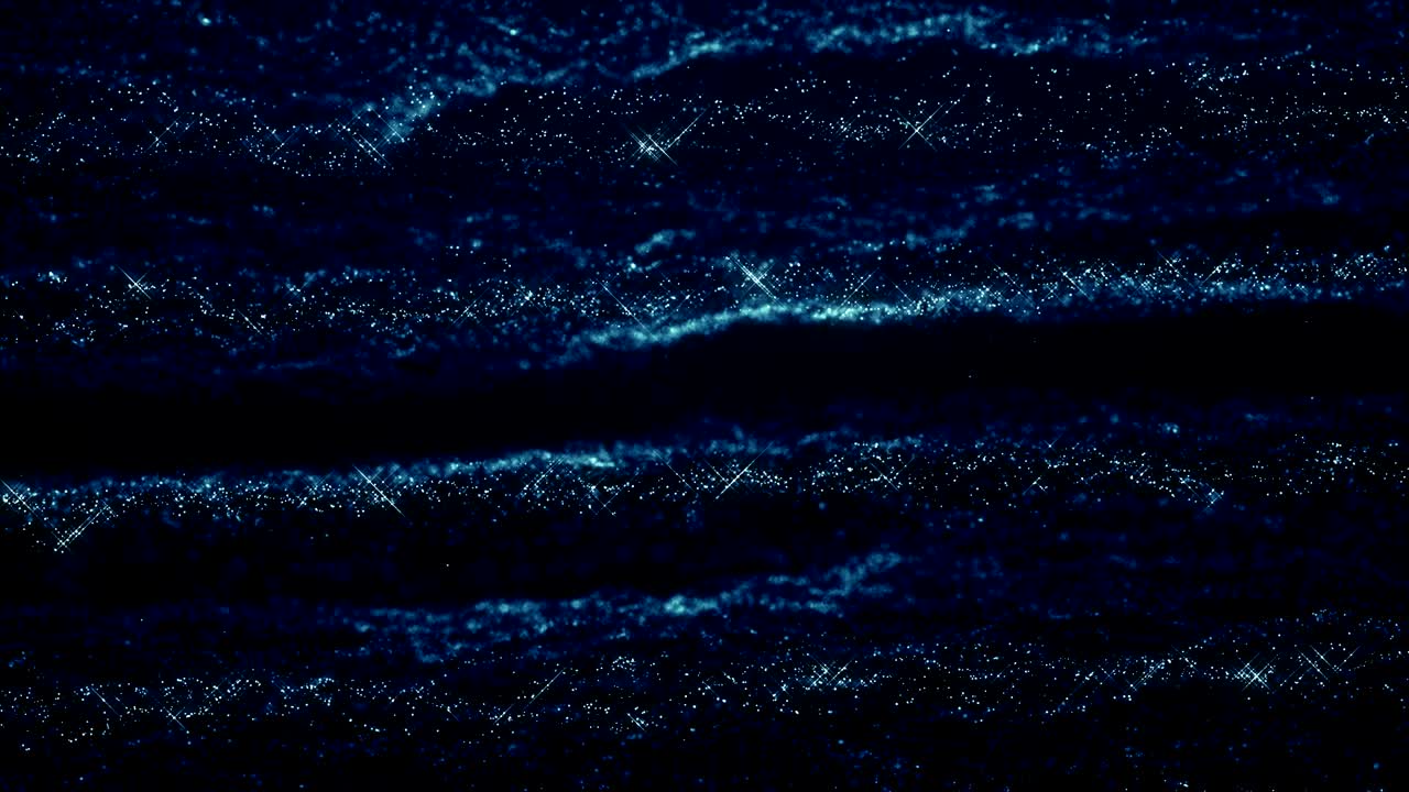 Particles Blue dust abstract light bokeh motion titles cinematic background loop