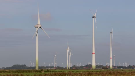 wind turbines. lower saxony. germany. 2020