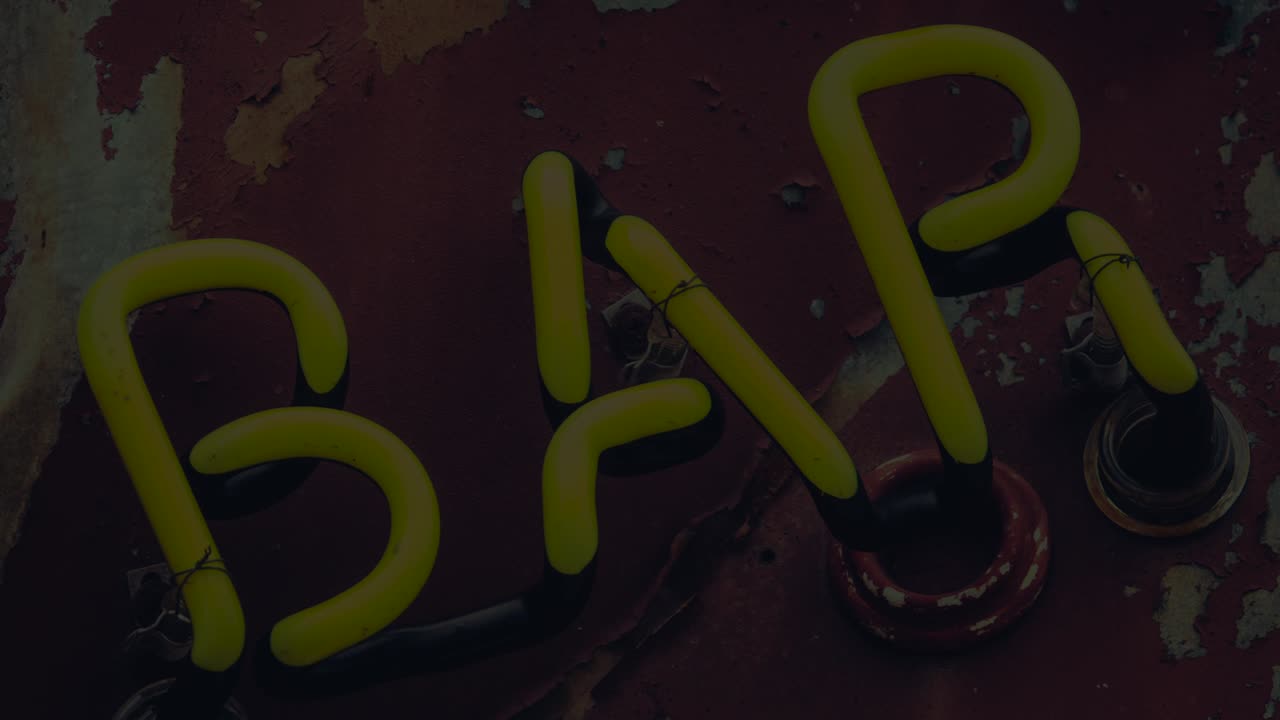 Grungy Flashing Bar Sign