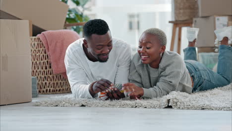 Black-couple,-planning-interior