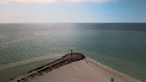 view of lighthouse and station in chelem mexico